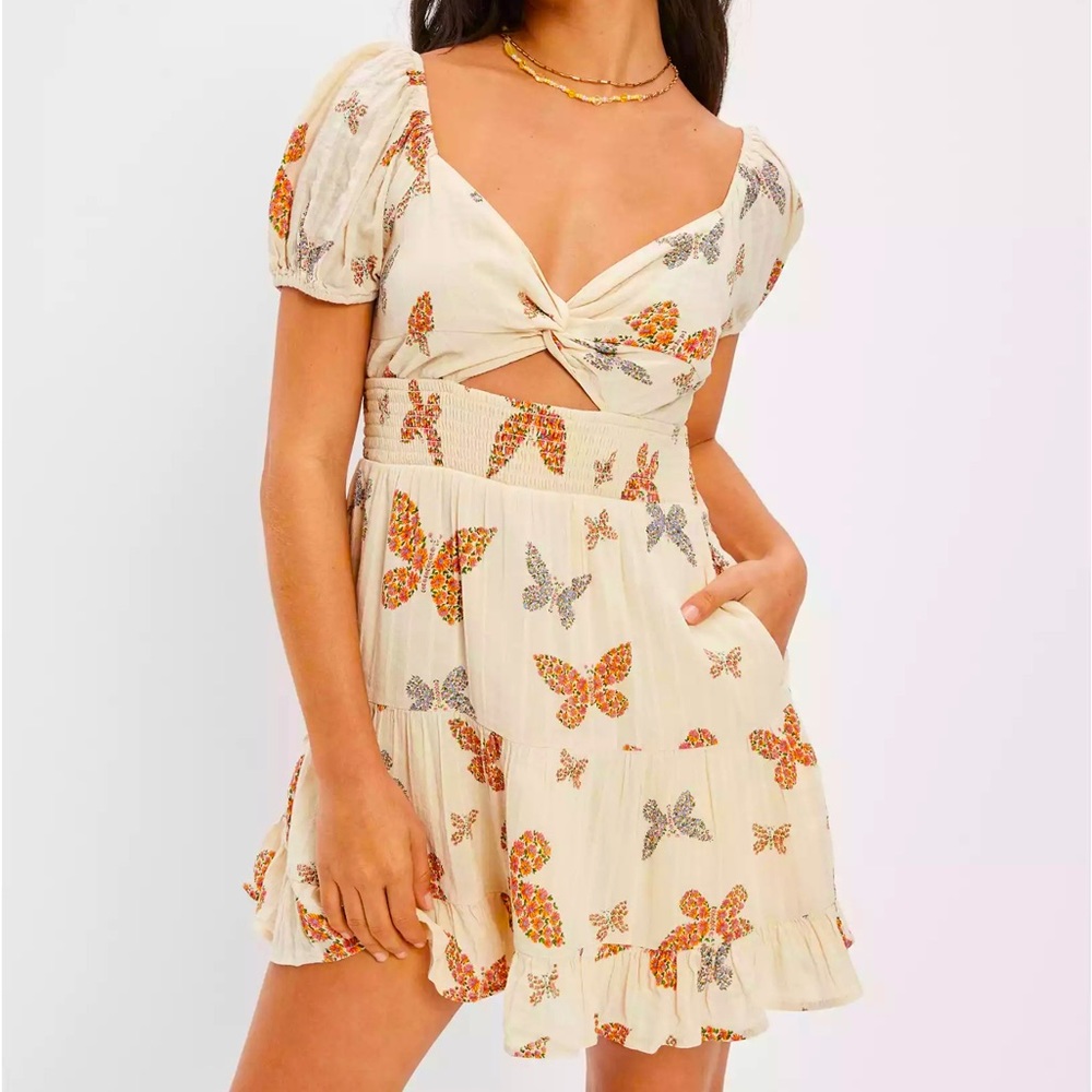 American Eagles Butterfly Twist Front Dress